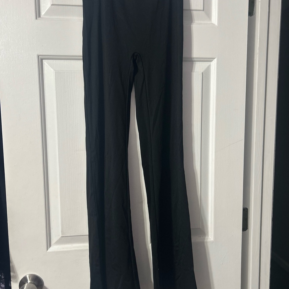 Black Flared Leggings